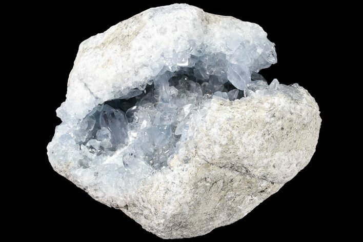 Blue Celestine (Celestite) Crystal Geode - Madagascar #87132